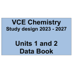 2023-2027 VCE Chemistry Unit 2 Exam